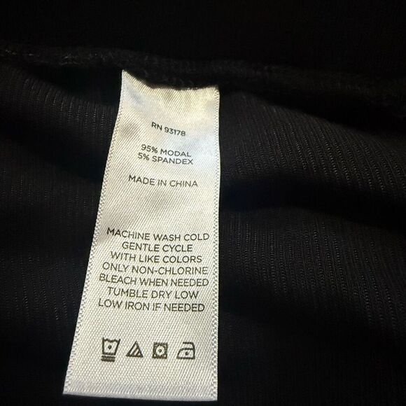 Laurie Felt Los Angeles black stretchy joggers size large - Picture 4 of 4